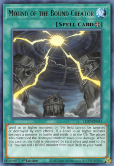 Mound of the Bound Creator (LED7-EN053) - 1st Edition