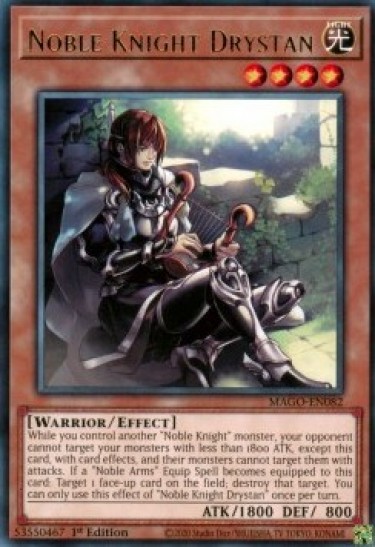 Noble Knight Drystan (MAGO-EN082) - 1st Edition