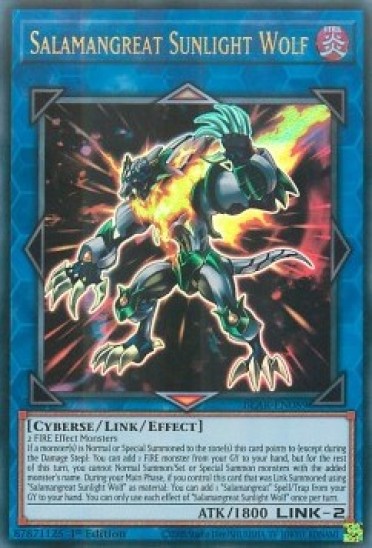 Salamangreat Sunlight Wolf (BLAR-EN089) - 1st Edition