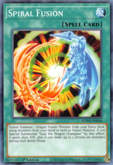 Spiral Fusion (ROTD-EN050) - 1st Edition