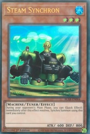 Steam Synchron (BLAR-EN064) - 1st Edition