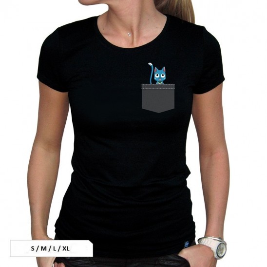 T-Shirt Pocket Happy (Woman)