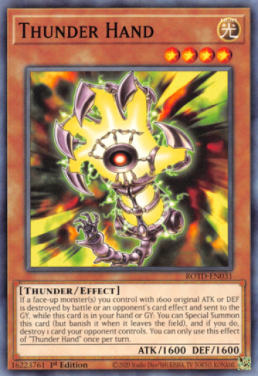 Thunder Hand (ROTD-EN031) - 1st Edition