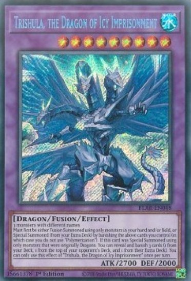 Trishula, the Dragon of Icy Imprisonment (BLAR-EN048) - 1st Edition