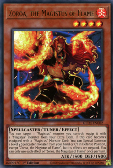 Zoroa, the Magistus of Flame (GEIM-EN002) - 1st Edition