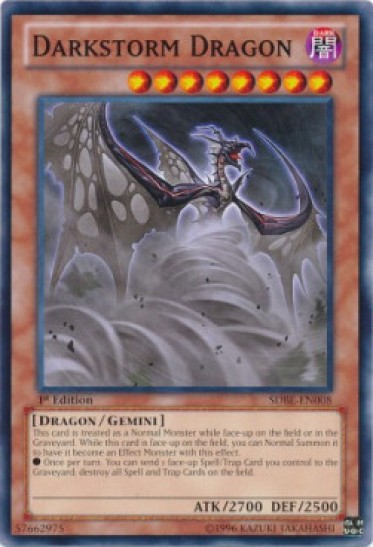 Darkstorm Dragon (SDBE) - 1st Edition