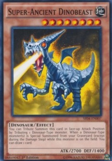 Super-Ancient Dinobeast (SR04) - 1st Edition