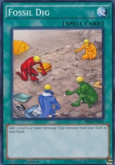 Fossil Dig (SR04) - 1st Edition
