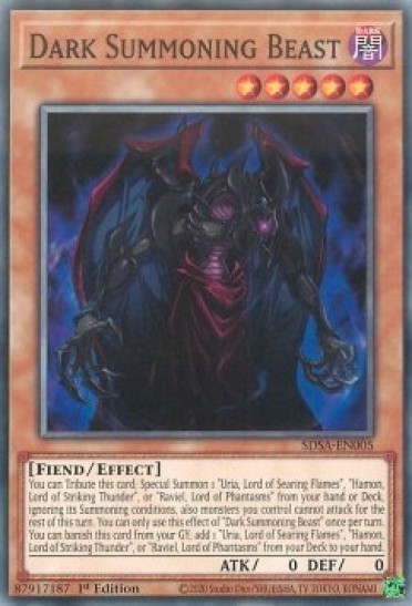 Dark Summoning Beast (SDSA) - 1st Edition