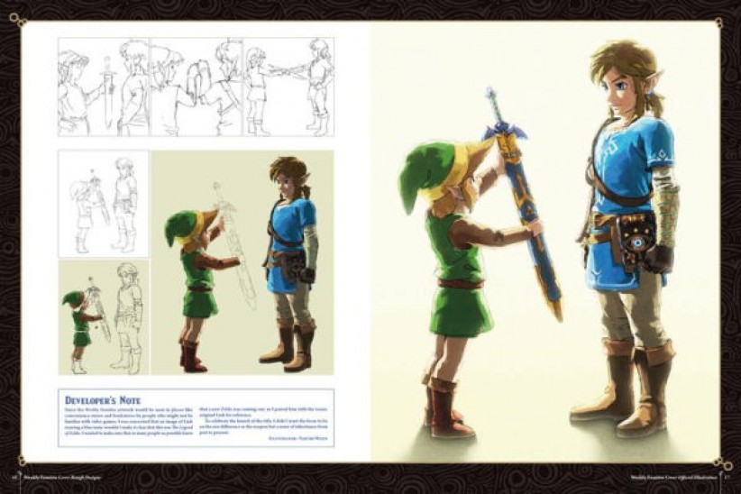 Artbook Creating A Champion (Legend of Zelda Breath of the Wild)