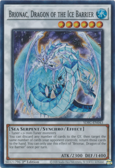 Brionac, Dragon of the Ice Barrier (SDFC-EN043) - 1st Edition