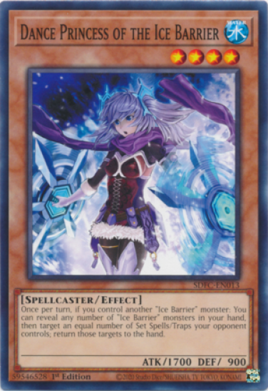 Dance Princess of the Ice Barrier (SDFC-EN013) - 1st Edition