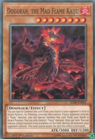 Dogoran, the Mad Flame Kaiju (SDSB-EN015) - 1st Edition