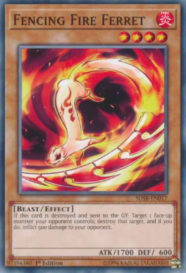 Fencing Fire Ferret (SDSB-EN017) - 1st Edition