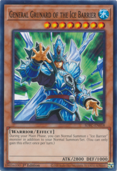 General Grunard of the Ice Barrier (SDFC-EN018) - 1st Edition