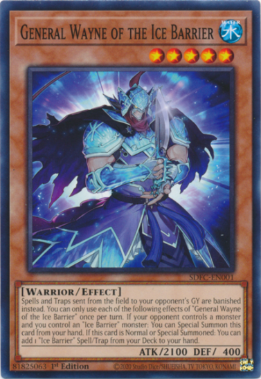 General Wayne of the Ice Barrier (SDFC-EN001) - 1st Edition