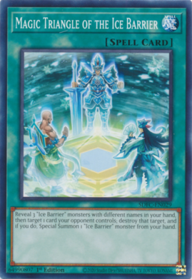 Magic Triangle of the Ice Barrier (SDFC-EN029) - 1st Edition