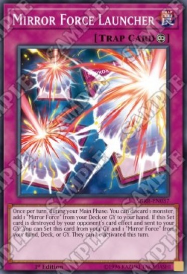 Mirror Force Launcher (SDRR-EN037) - 1st Edition