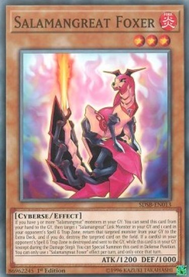 Salamangreat Foxer (SDSB-EN013) - 1st Edition