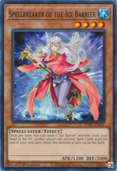 Spellbreaker of the Ice Barrier (SDFC-EN011) - 1st Edition