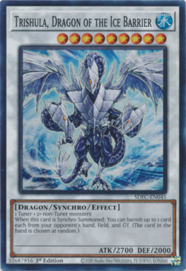 Trishula, Dragon of the Ice Barrier (SDFC-EN045) - 1st Edition