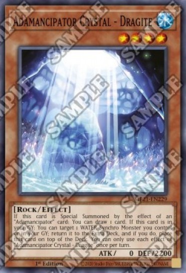 Adamancipator Crystal - Dragite (MP21-EN229) - 1st Edition