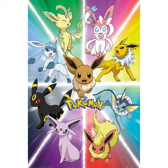 Αφίσα Eevee Evolution (91x61)