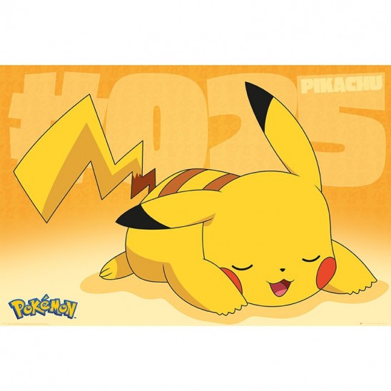 Αφίσα Pikachu Asleep (91x61)