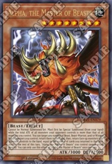 Alpha, the Master of Beasts (MP21-EN179) - 1st Edition