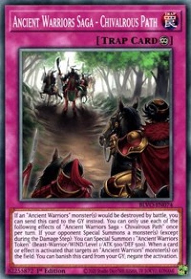 Ancient Warriors Saga - Chivalrous Path (BLVO-EN074) - 1st Edition