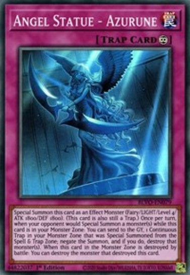 Angel Statue - Azurune (BLVO-EN079) - 1st Edition