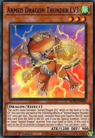 Armed Dragon Thunder LV3 (BLVO-EN004) - 1st Edition