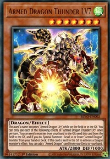 Armed Dragon Thunder LV7 (BLVO-EN002) - 1st Edition