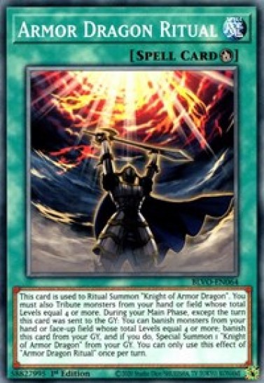 Armor Dragon Ritual (BLVO-EN064) - 1st Edition