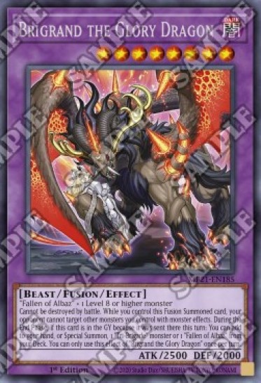 Brigrand the Glory Dragon (MP21-EN185) - 1st Edition