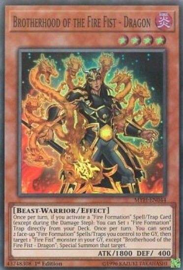 Brotherhood of the Fire Fist - Dragon (MYFI-EN044) - 1st Edition