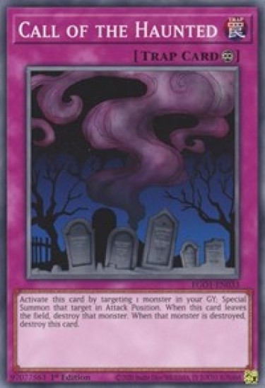 Call of the Haunted (EGO1-EN033) - 1st Edition