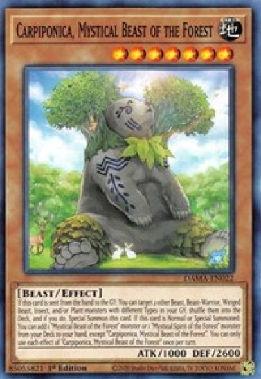 Carpiponica, Mystical Beast of the Forest (DAMA-EN022) - 1st Edition