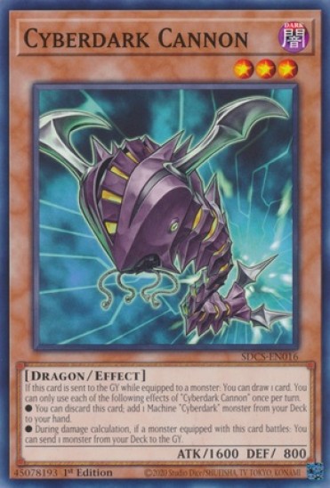 Cyberdark Cannon (SDCS-EN016) - 1st Edition