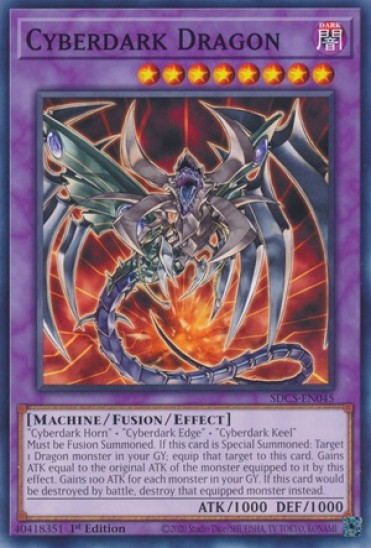 Cyberdark Dragon (SDCS-EN045) - 1st Edition