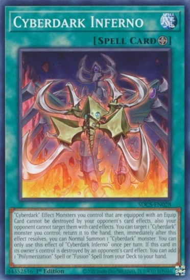 Cyberdark Inferno (SDCS-EN028) - 1st Edition