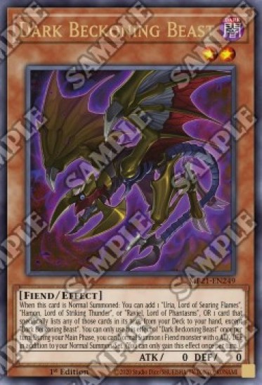 Dark Beckoning Beast (MP21-EN249) - 1st Edition