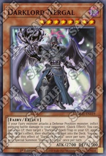 Darklord Nergal (MP21-EN119) - 1st Edition