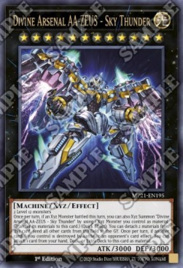 Divine Arsenal AA-ZEUS - Sky Thunder (MP21-EN195) - 1st Edition