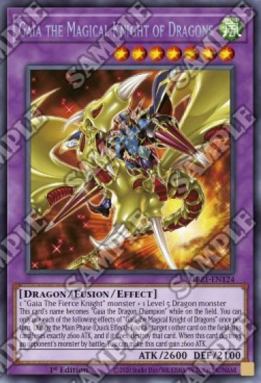 Gaia the Magical Knight of Dragons (MP21-EN124) - 1st Edition