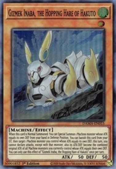 Gizmek Inaba, the Hopping Hare of Hakuto (DAMA-EN015) - 1st Edition