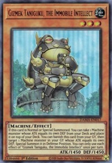 Gizmek Taniguku, the Immobile Intellect (DAMA-EN017) - 1st Edition