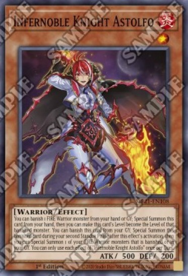 Infernoble Knight Astolfo (MP21-EN108) - 1st Edition