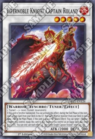 Infernoble Knight Captain Roland (MP21-EN126) - 1st Edition