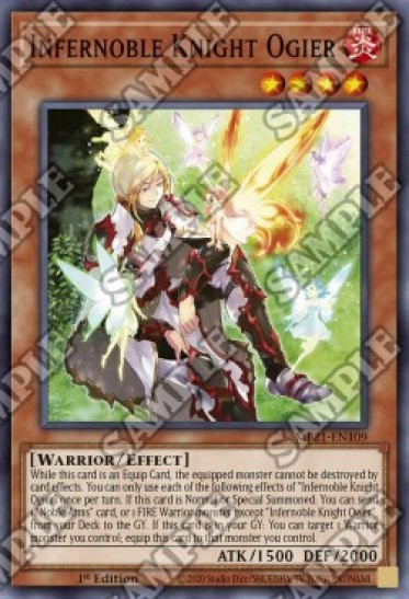 Infernoble Knight Ogier (MP21-EN109) - 1st Edition